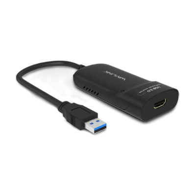 Adaptador de Placa de Vídeo Externa Wavlink, Compatível com USB 3.0 para HDMI (2K)